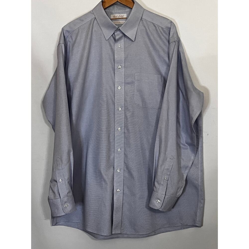 Gold Label Roundtree & York Non-Iron Long Sleeve size 17/36 Pre-Owned with stain